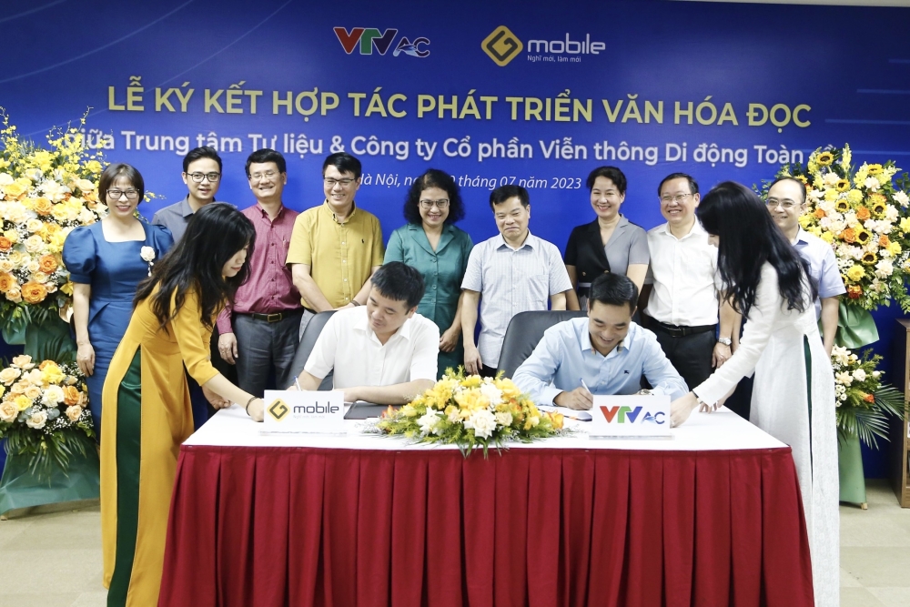 gmobile va trung tam tu lieu vtv hop tac phat trien van hoa doc